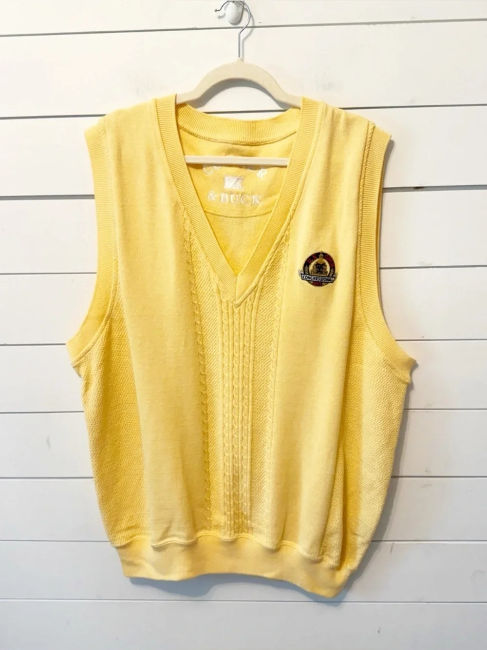 Cutter & Buck | Vintage Men’s 1997 U.S Open Congressional Cotton sweater vest XL